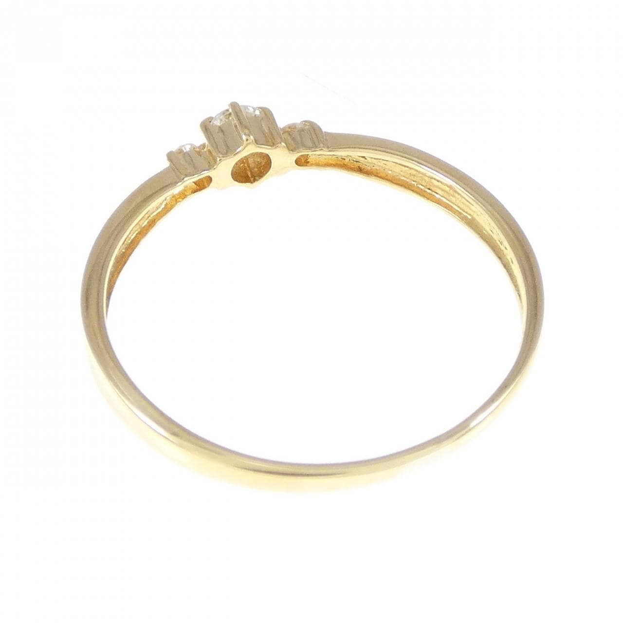 K18YG ダイヤモンド リング 0.1CT