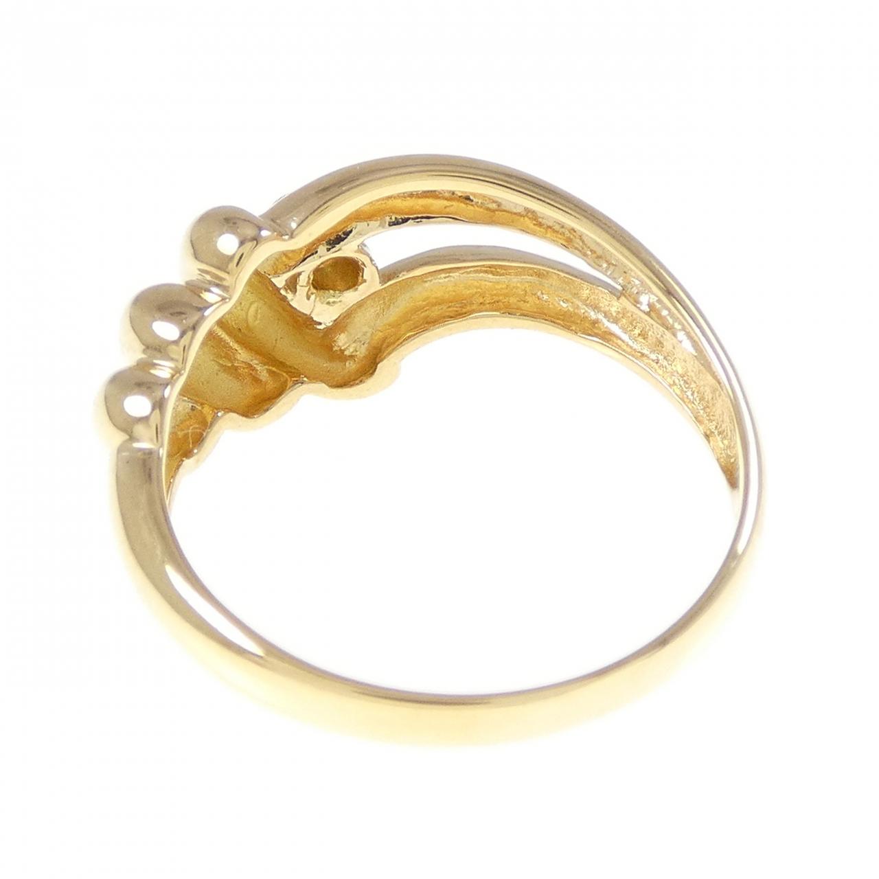 K18YG ダイヤモンド リング 0.04CT
