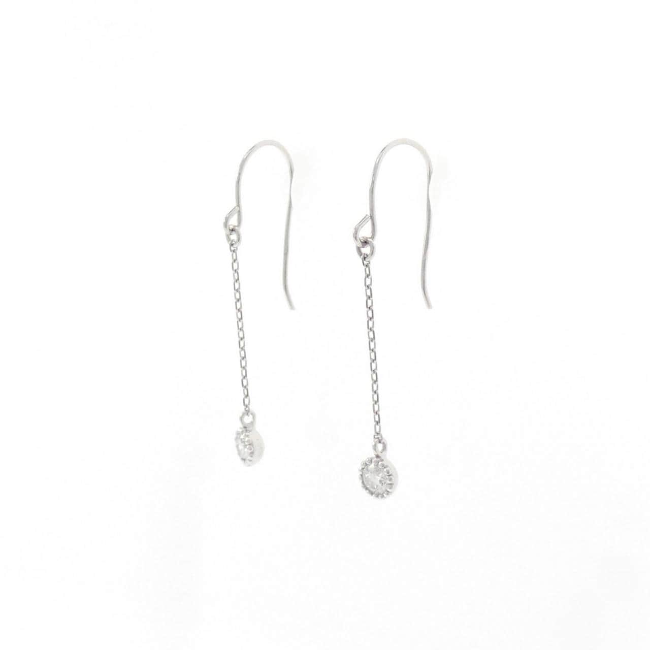 エテ ダイヤモンド ピアス 0.12CT