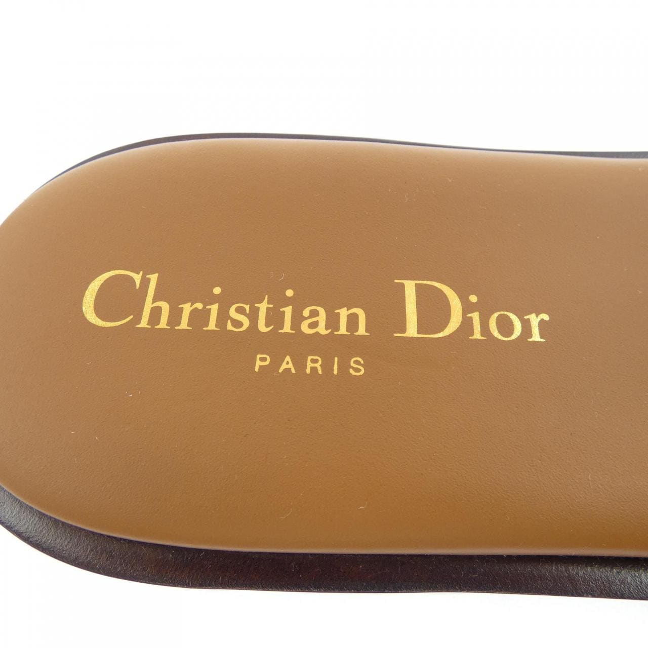 クリスチャンディオール CHRISTIAN DIOR カーフスキン D-CLUB スライド サンダル