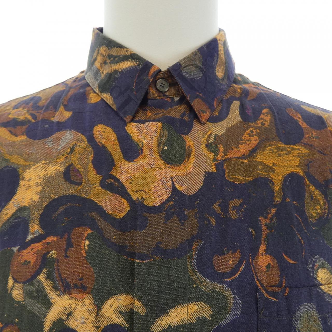 ディオール DIOR PETER DOIG　オブリーク OBLIQUE 033C508A5436 S／Sシャツ