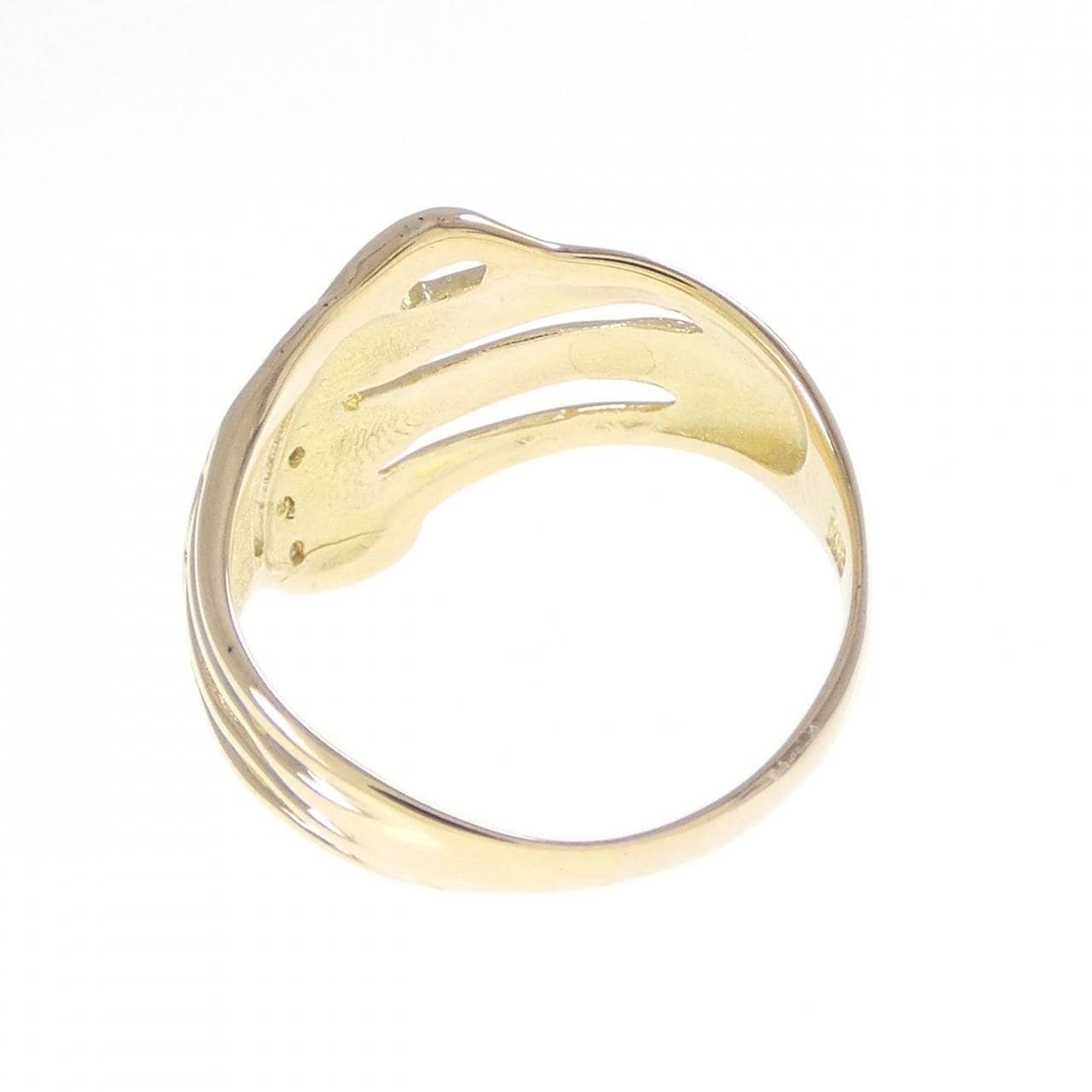 K18YG ダイヤモンド ピンキーリング