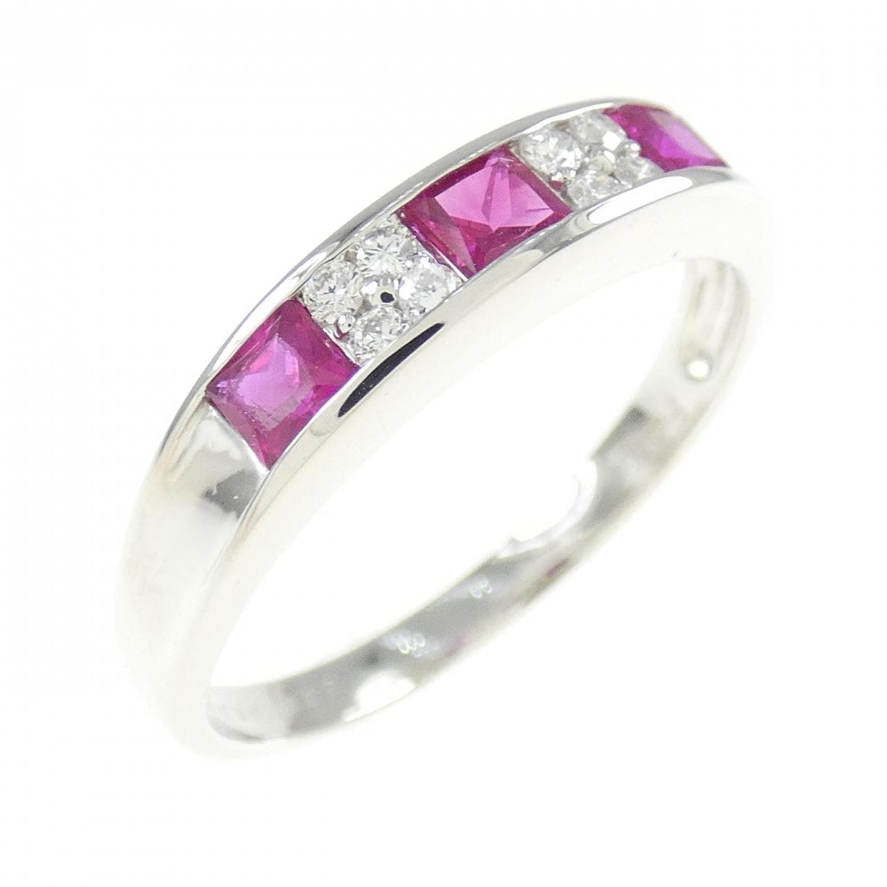 PT900 ルビー リング 0.53CT