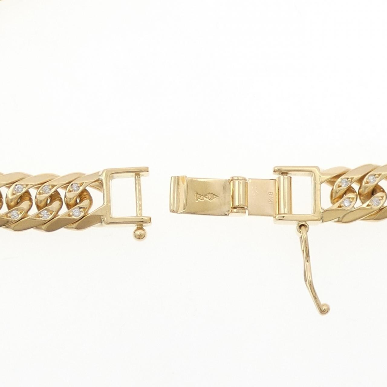 K18YG ダイヤモンド キヘイ ブレスレット 0.85CT 20cm