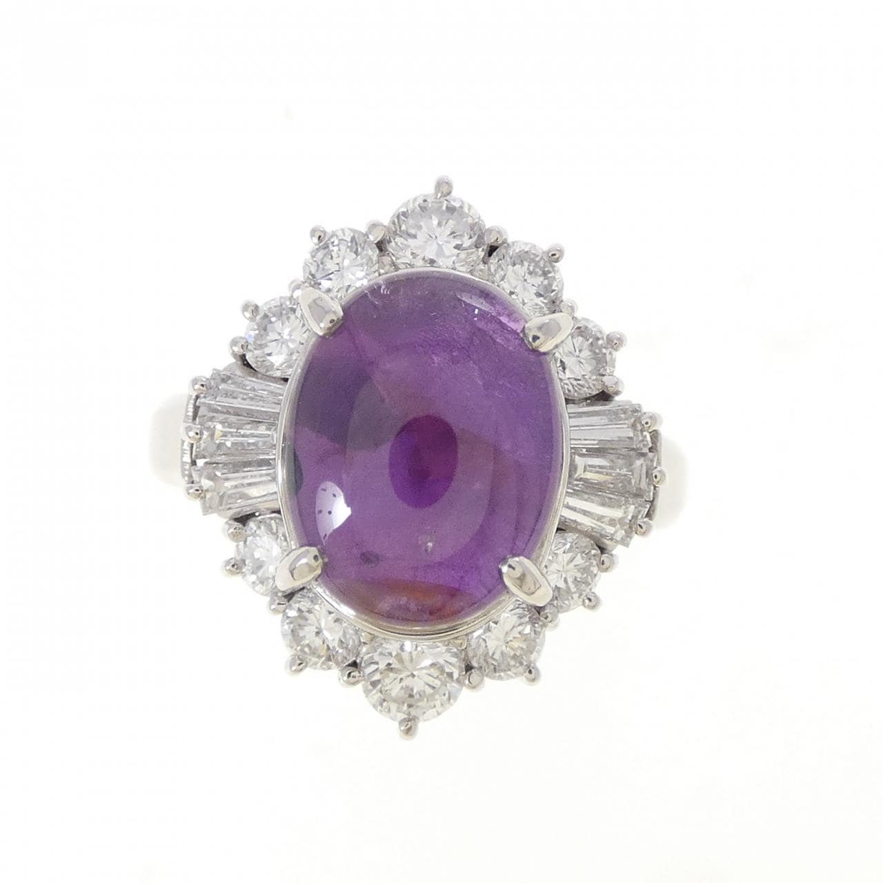 PT900 スターサファイヤ リング 4.55CT