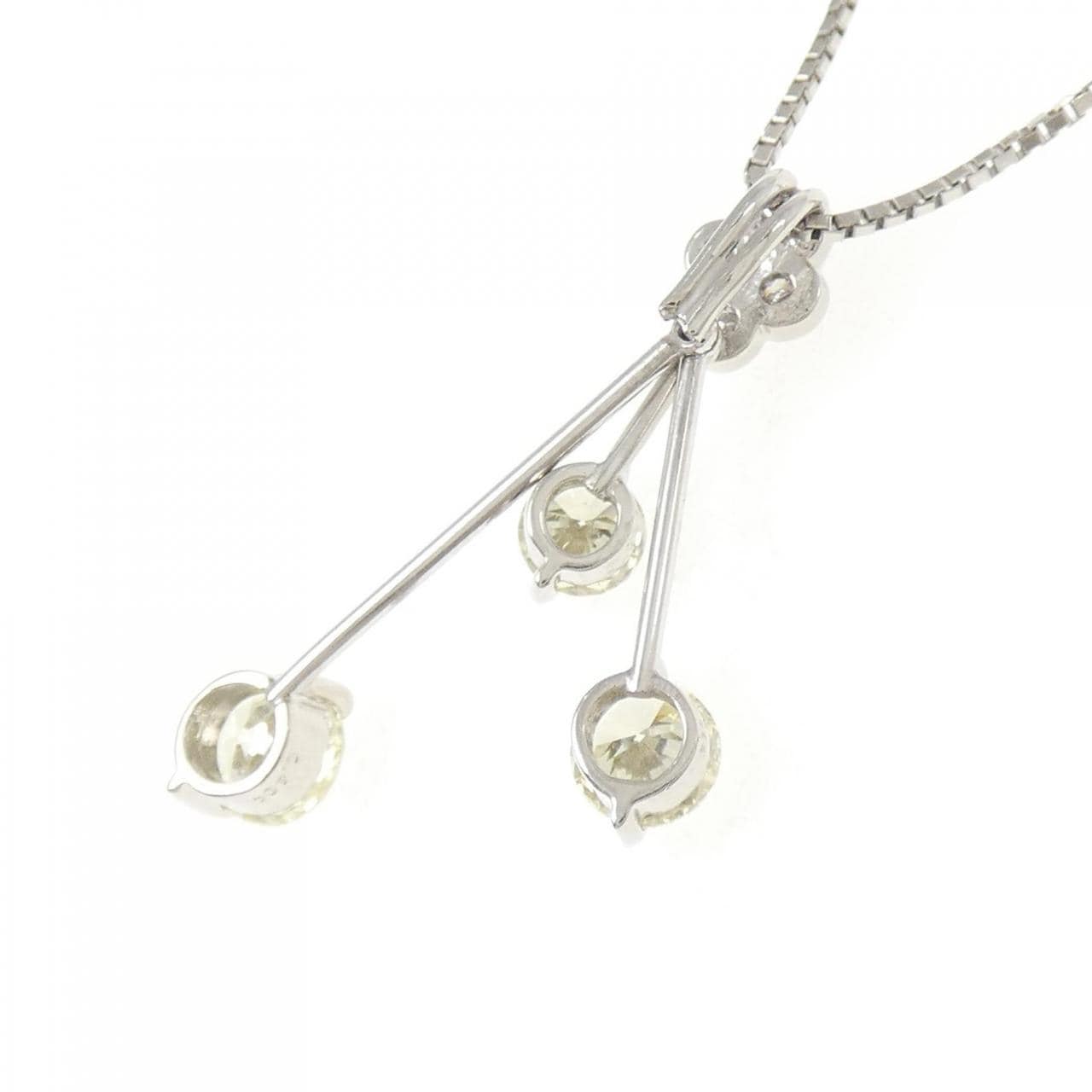 PT900/PT850 ダイヤモンド ネックレス 1.022CT