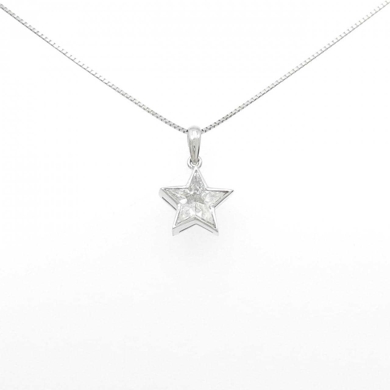 PT900/PT850 スター ダイヤモンド ネックレス 0.41CT
