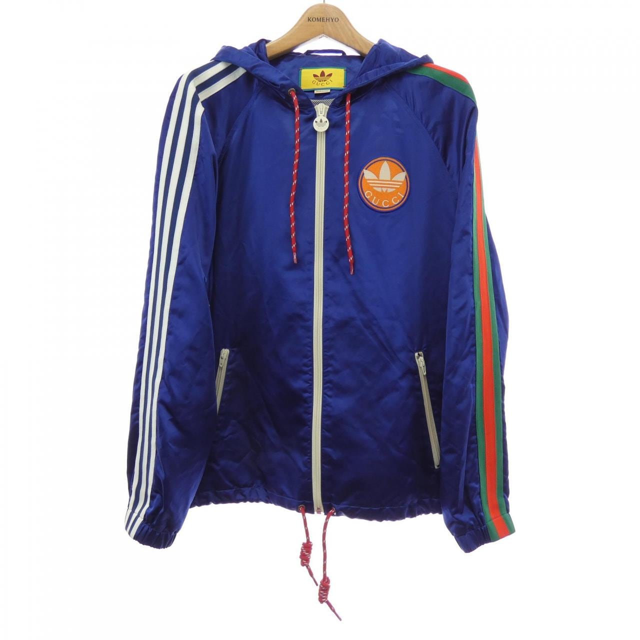 グッチ GUCCI ADIDAS サテンナイロンジャケット 691428 ZAJPI ブルゾン