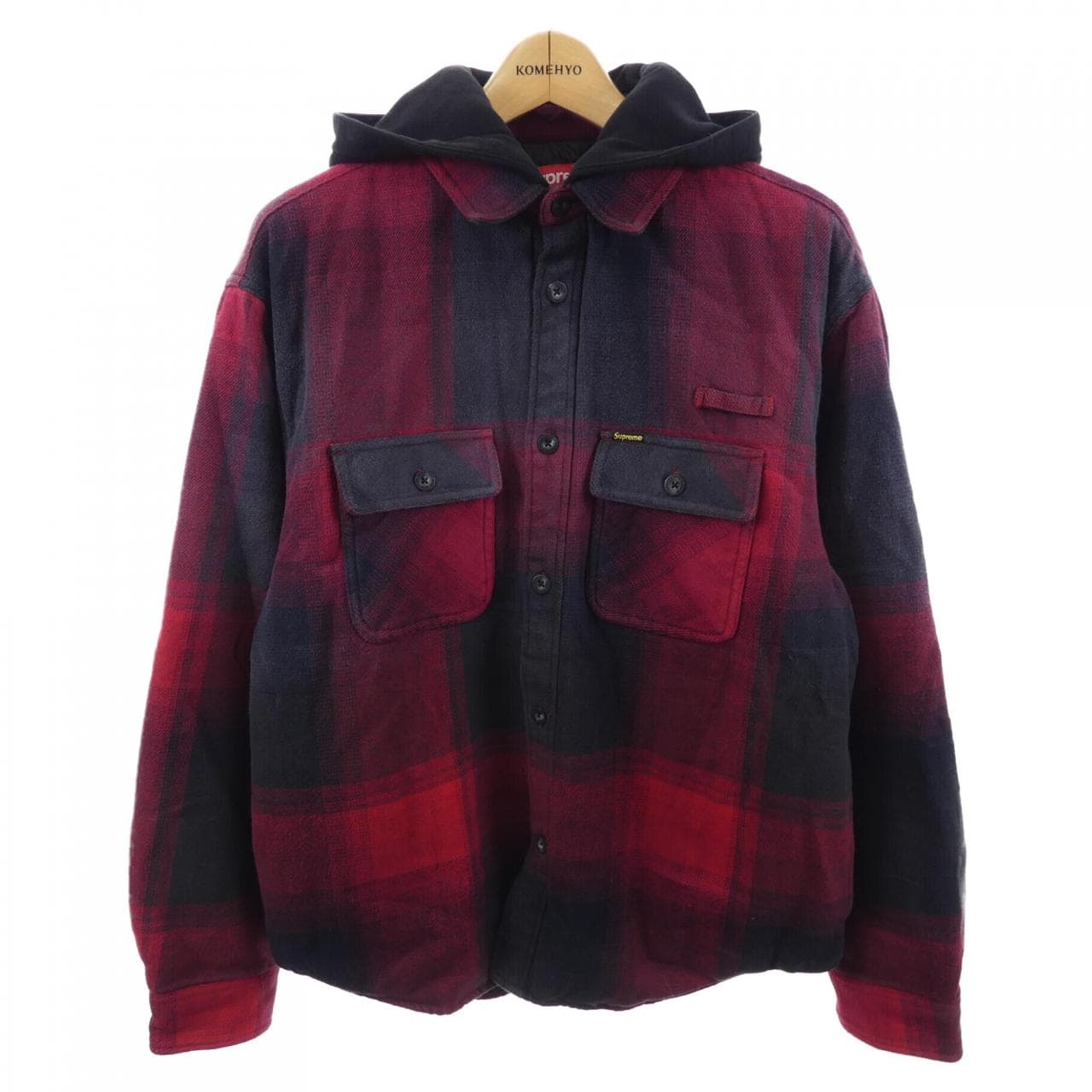 シュプリーム SUPREME Quilted Lined Hooded シャツ