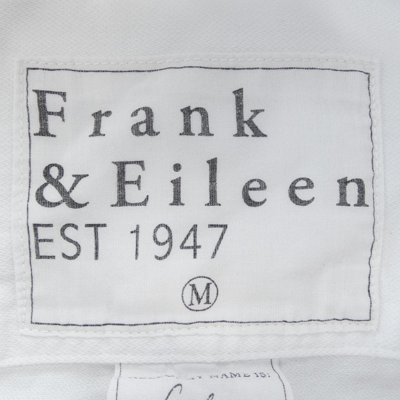 フランクアンドアイリーン FRANK&EILEEN シャツ