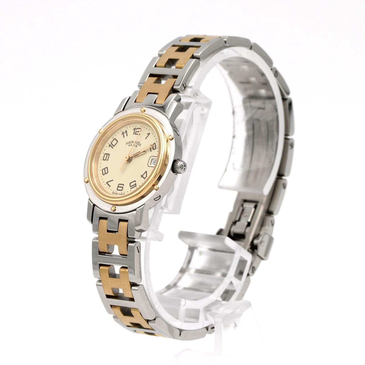 エルメス クリッパー コンビ CL4.220 SSxGP クォーツ