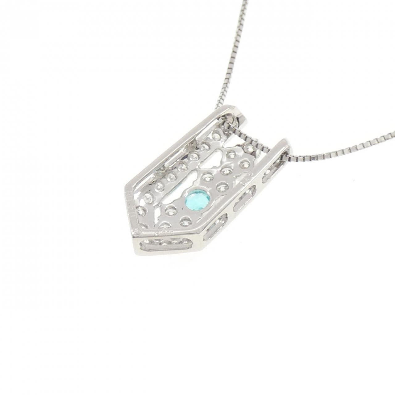 タサキ パライバトルマリン ネックレス 0.18CT