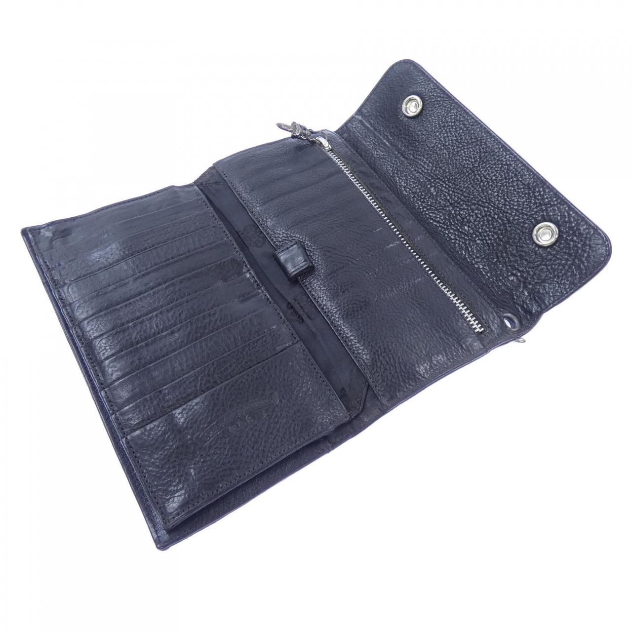 クロムハーツ CHROME HEARTS WAVE CROSS BTN　ウェーブ クロスボタン 2246 304 0501 0900 WALLET