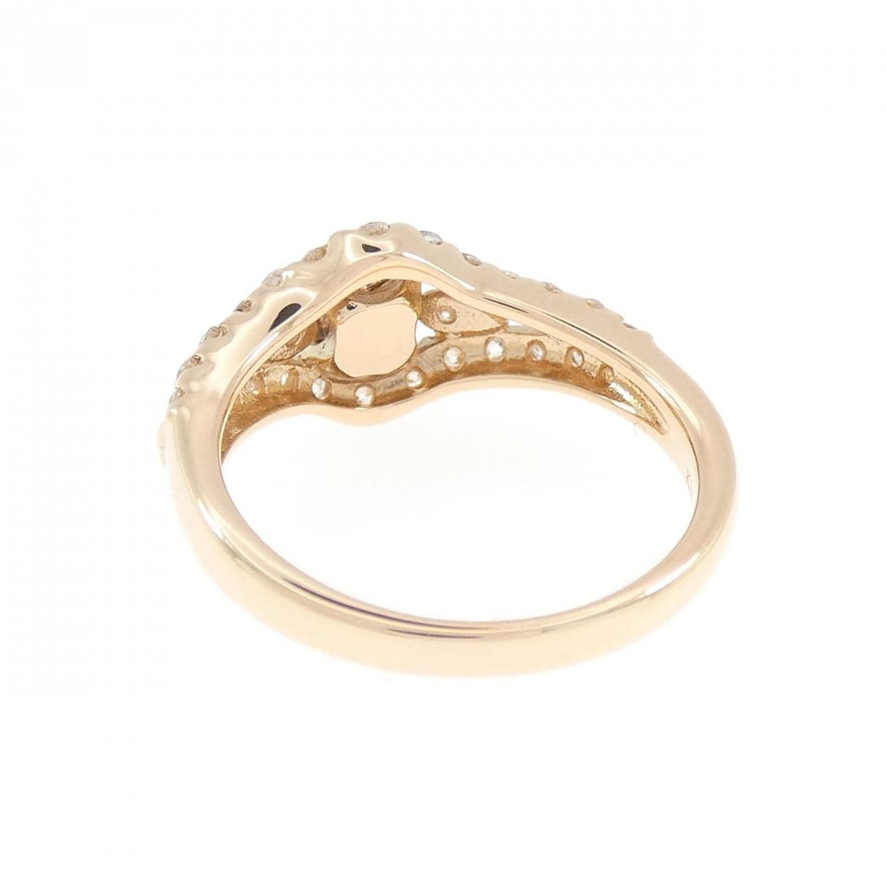 K18PG ダイヤモンド リング 0.34CT