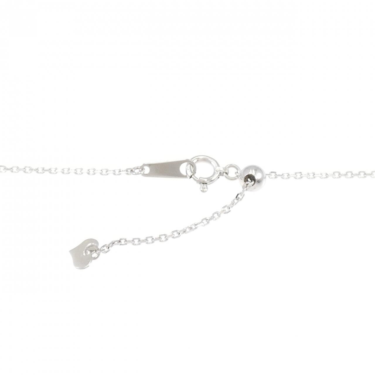K18WG ダイヤモンド ネックレス 0.05CT