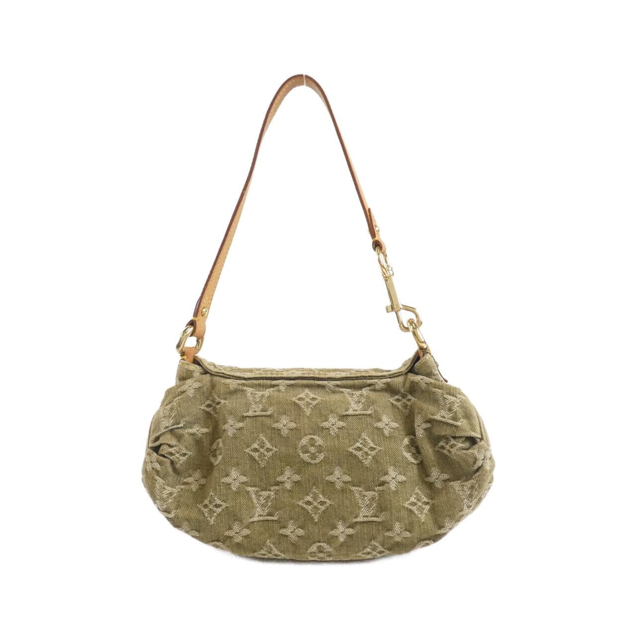 ルイヴィトン モノグラム デニム ミニ プリーティ M95217 ショルダーバッグ