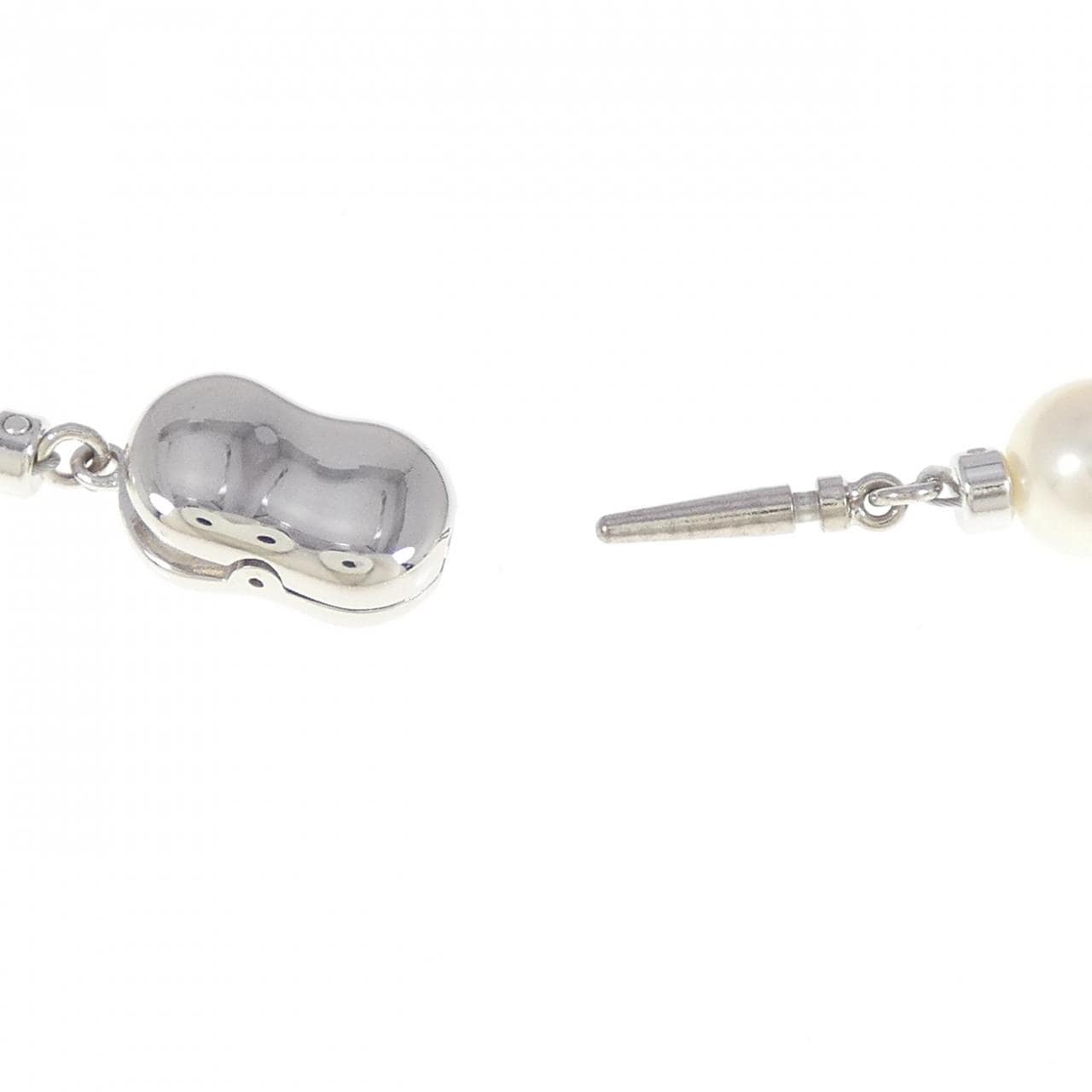 シルバークラスプ アコヤパール ネックレス 7-7.5mm
