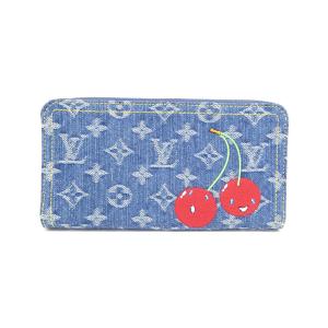 【未使用品】ルイヴィトン　モノグラム　チェリー　デニム（ＬＶ　ｘ　ＴＭ）　ジッピー　ウォレット　Ｍ２３１６１　財布