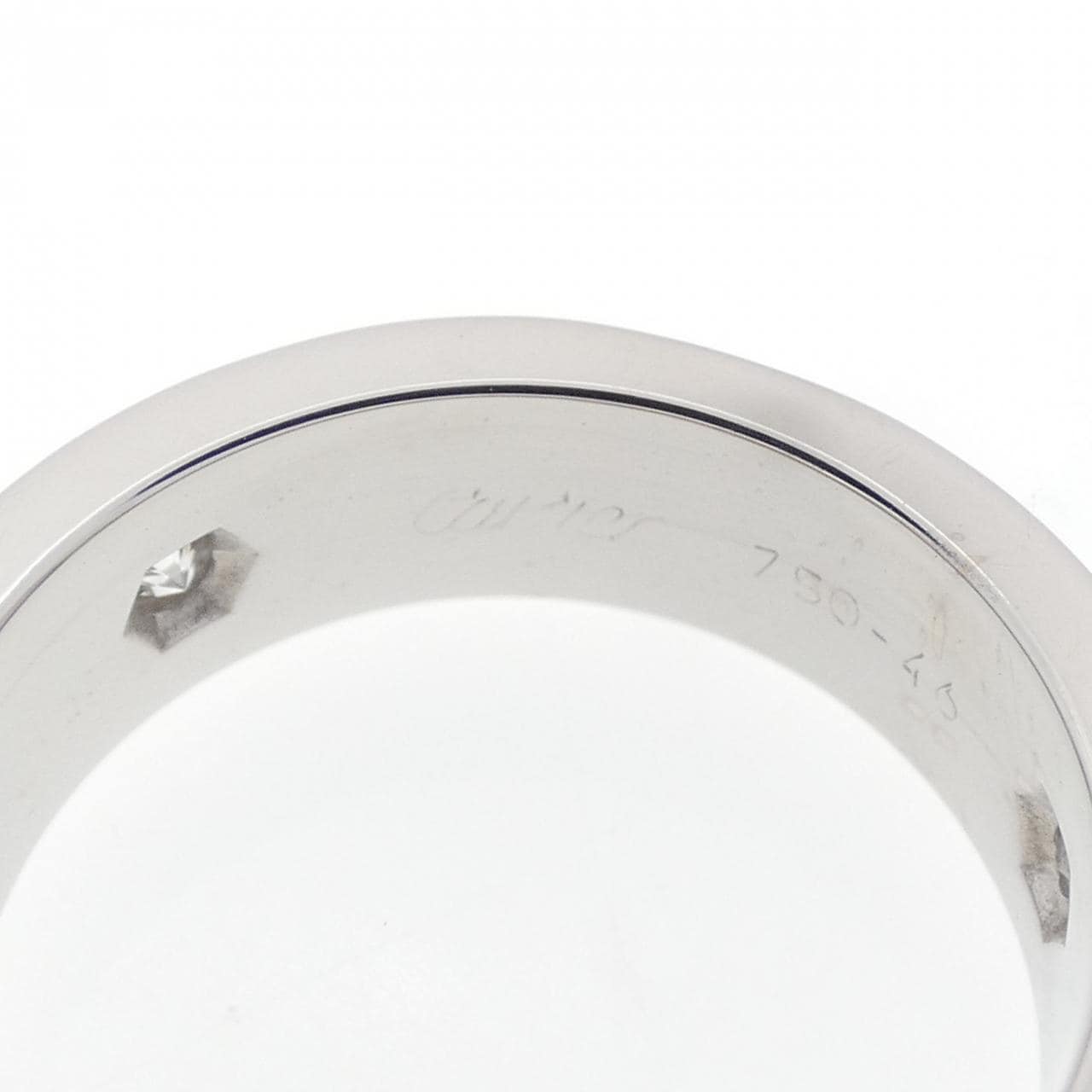 カルティエ ラブ ハーフダイヤ リング