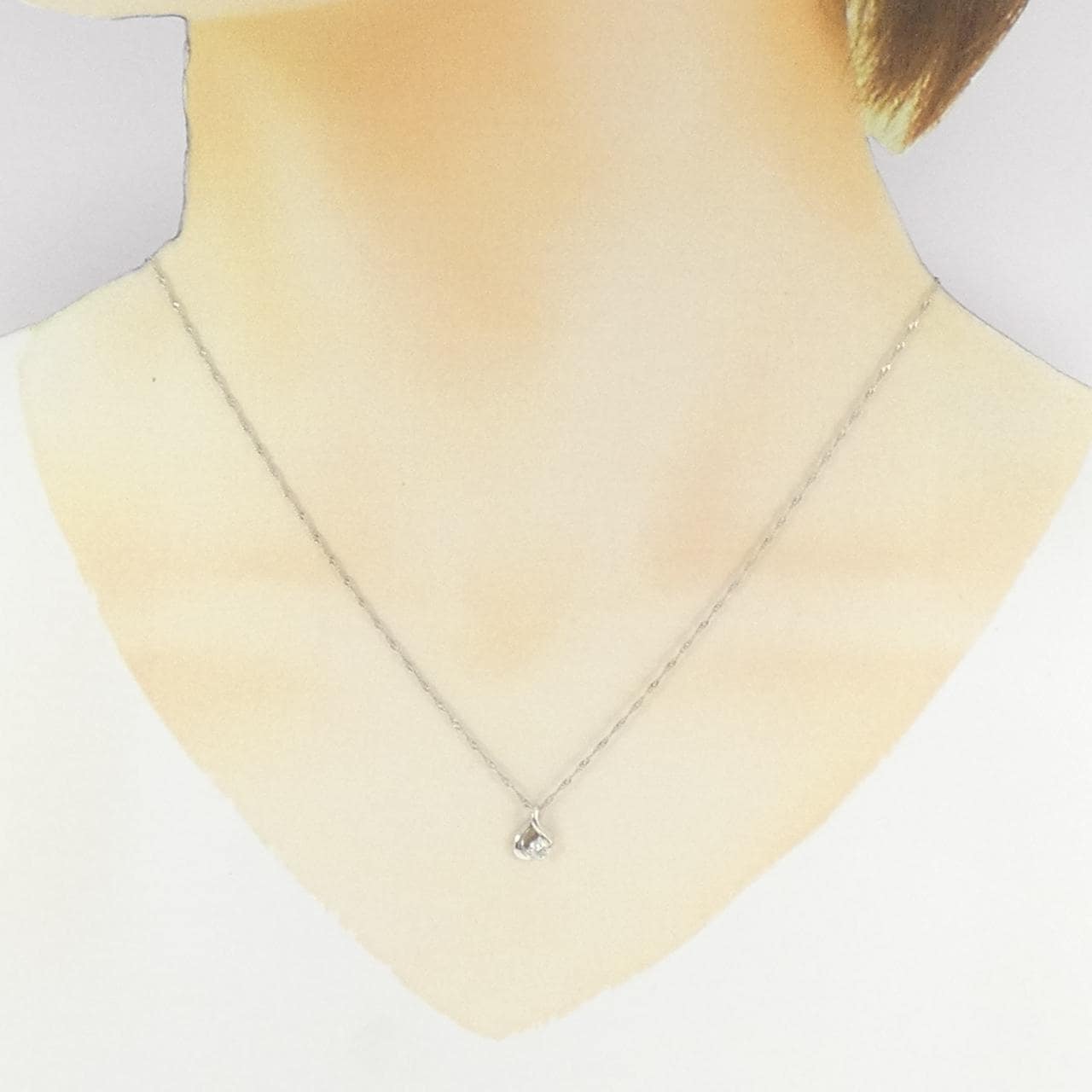 PT/PT850 ダイヤモンド ネックレス 0.1CT