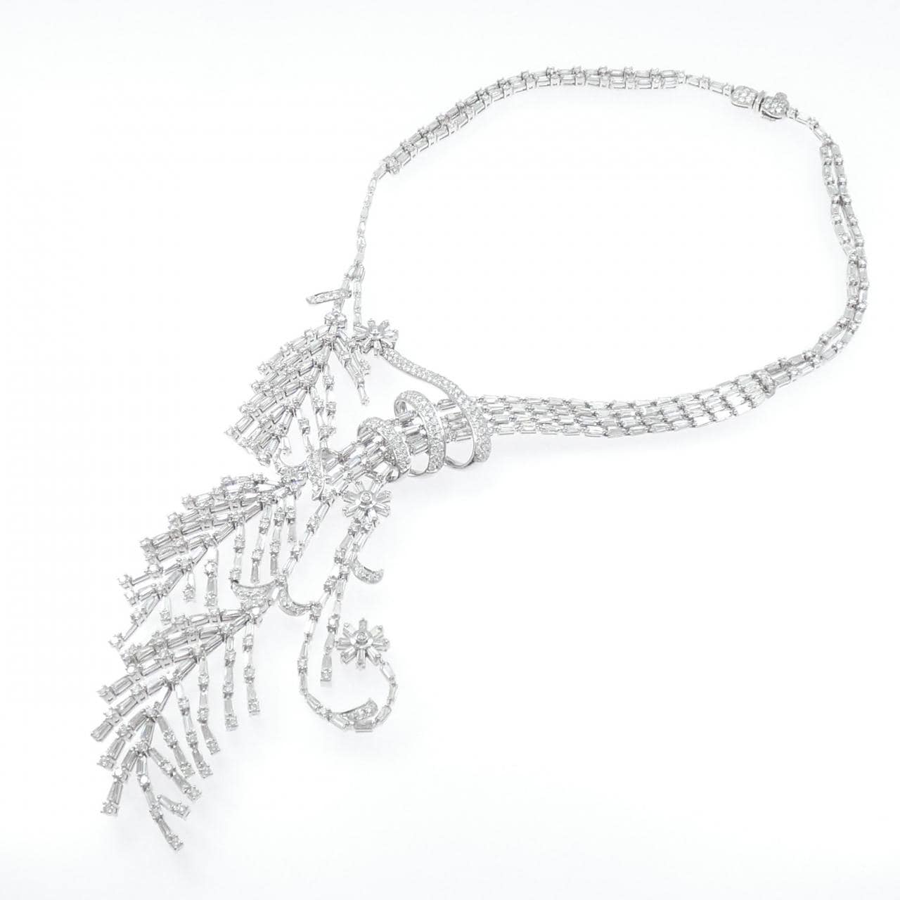 18KWG ダイヤモンド ネックレス 15.94CT