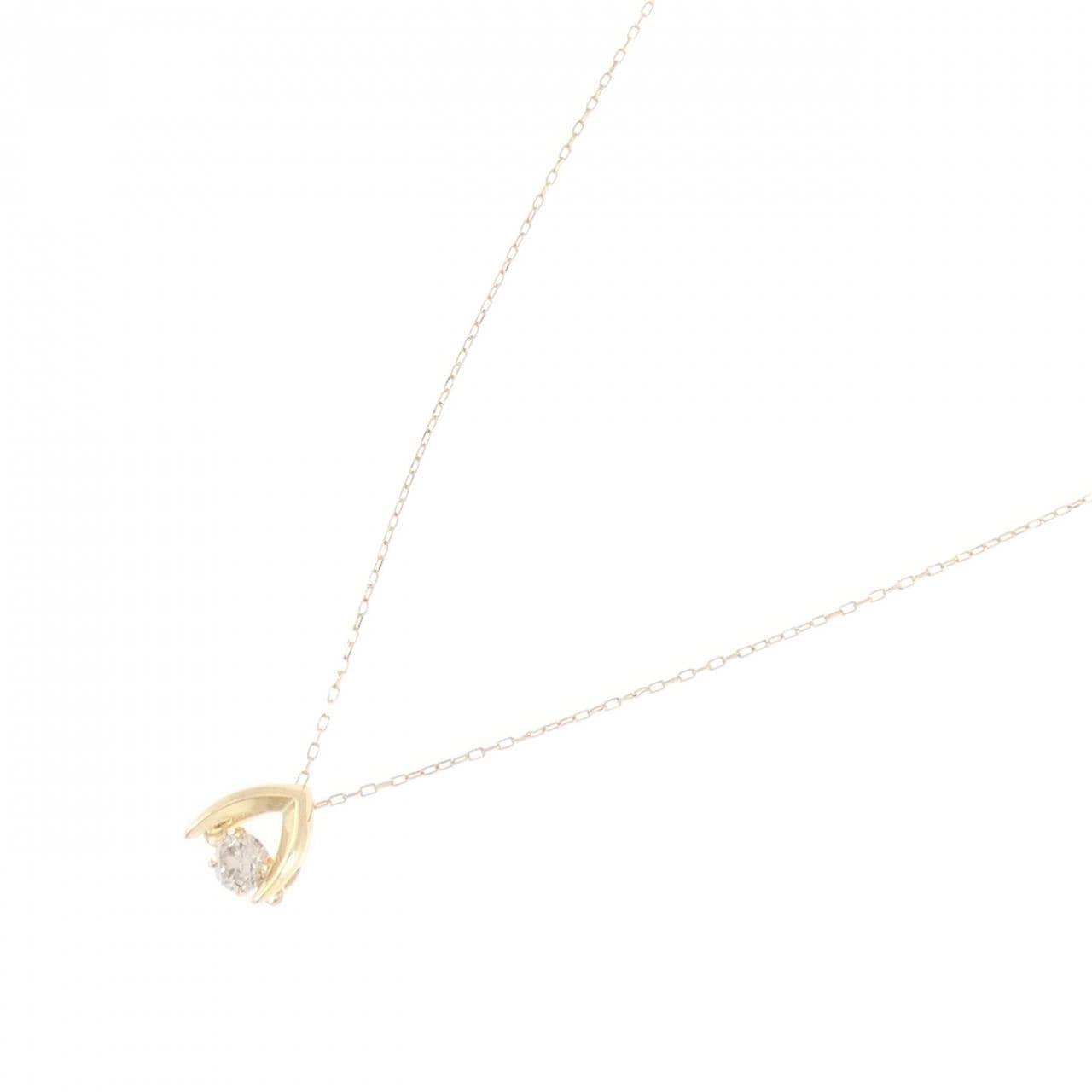 K18YG ダイヤモンド ネックレス 0.10CT
