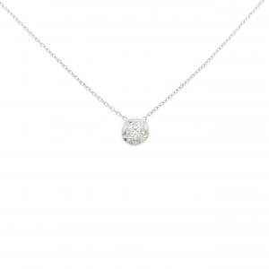K18WG ダイヤモンド ネックレス 0.126CT