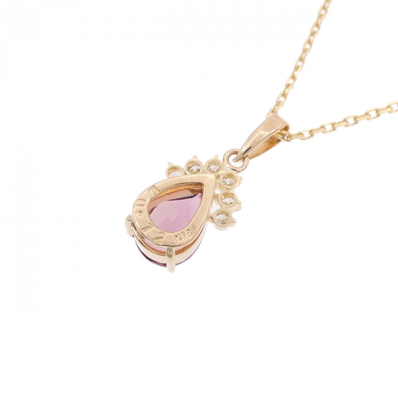K18YG Tourmaline necklace