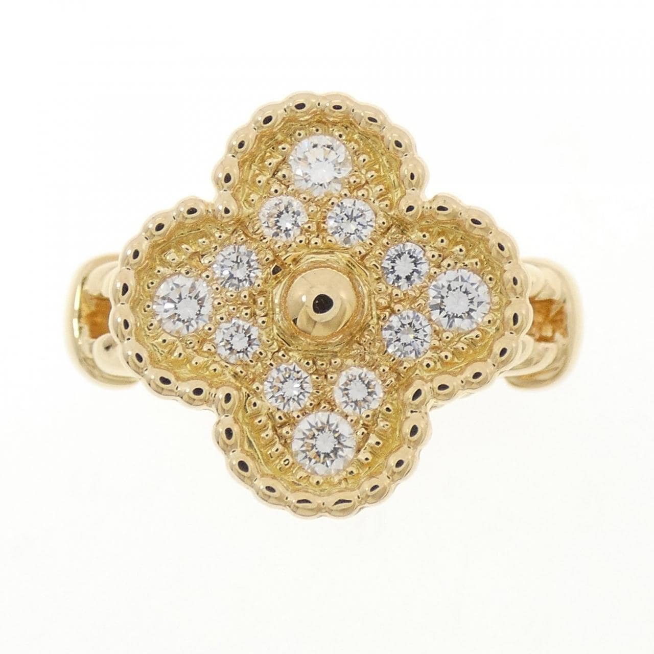 【ヴィンテージ】ヴァンクリーフ&アーペル ヴィンテージアルハンブラ リング