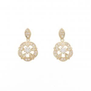 K18YG ダイヤモンド ピアス 0.50CT