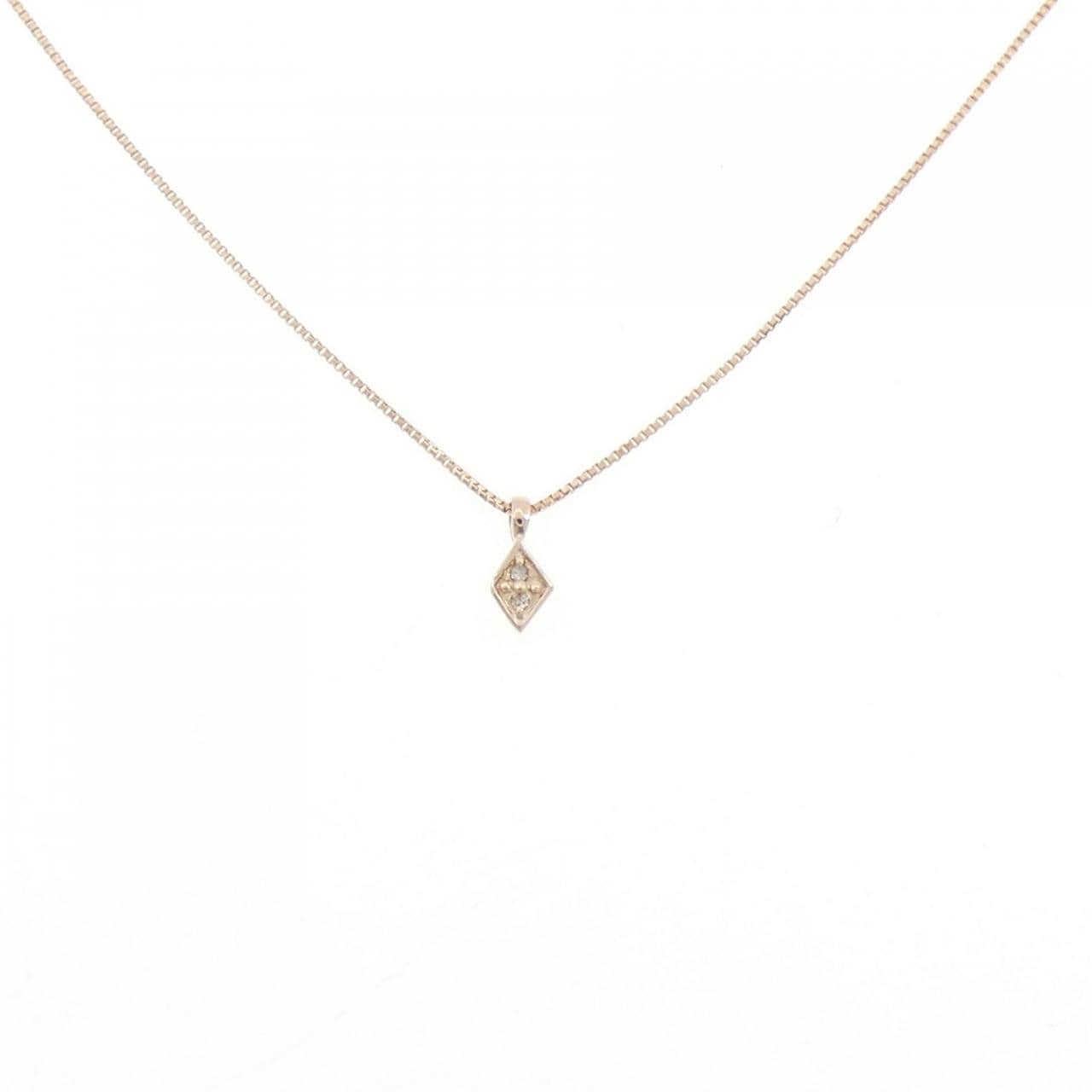 K10PG ダイヤモンド ネックレス 0.01CT