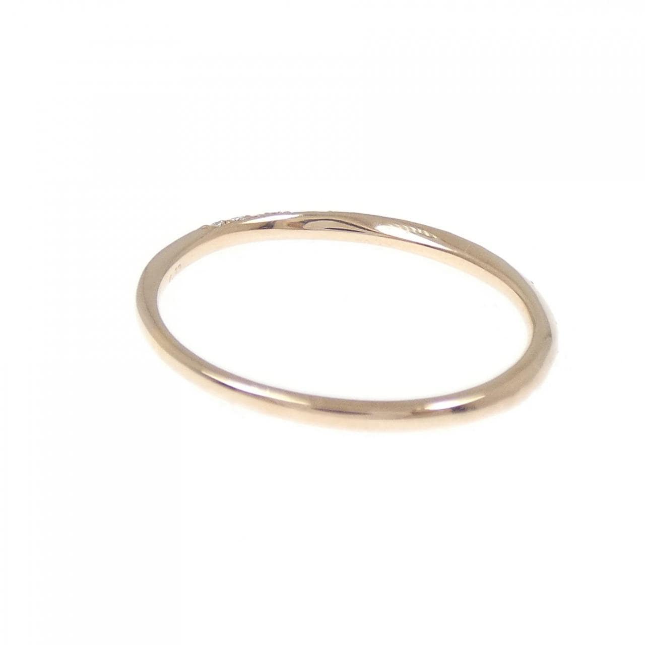 K18PG ダイヤモンド リング 0.12CT