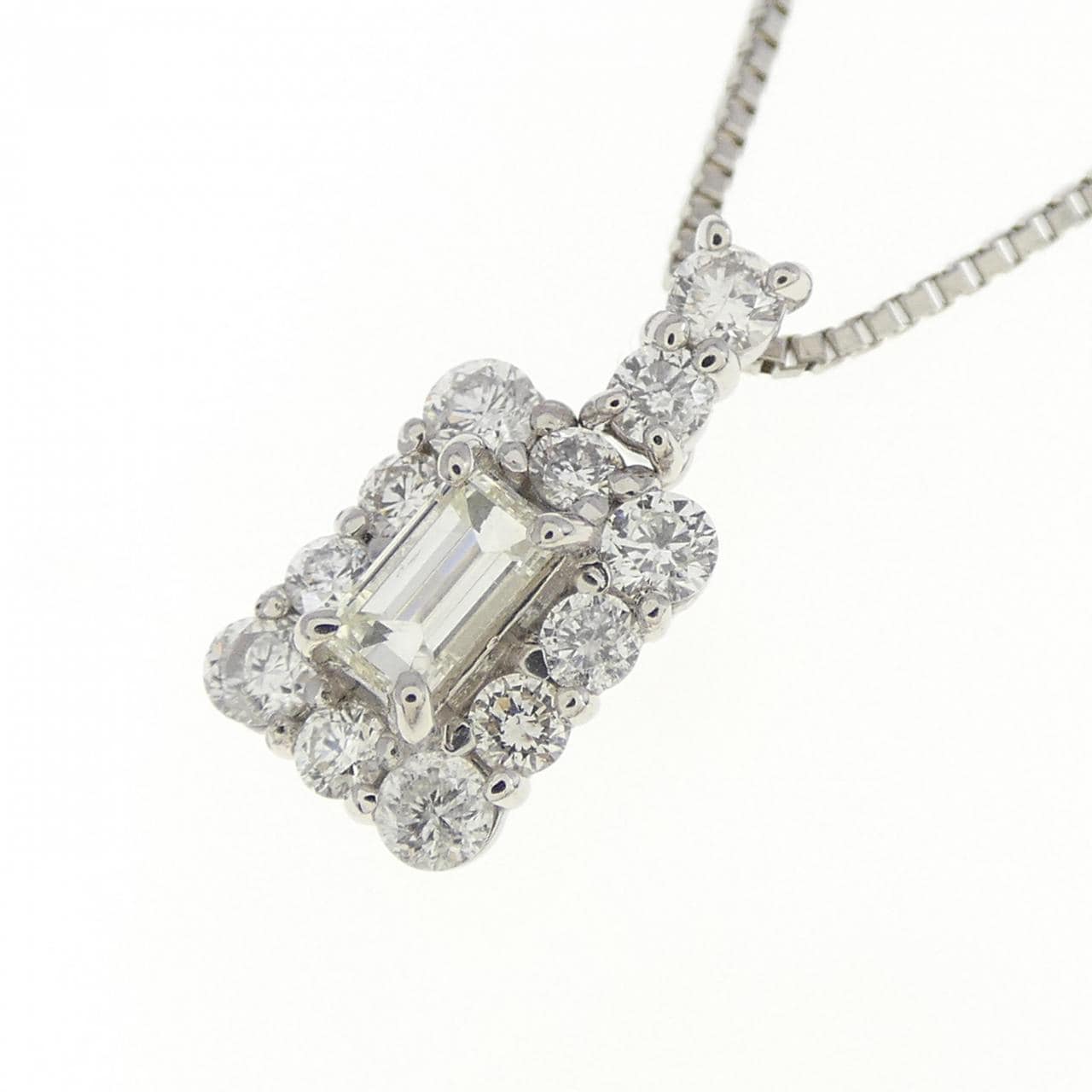 PT ダイヤモンド ネックレス 0.12CT