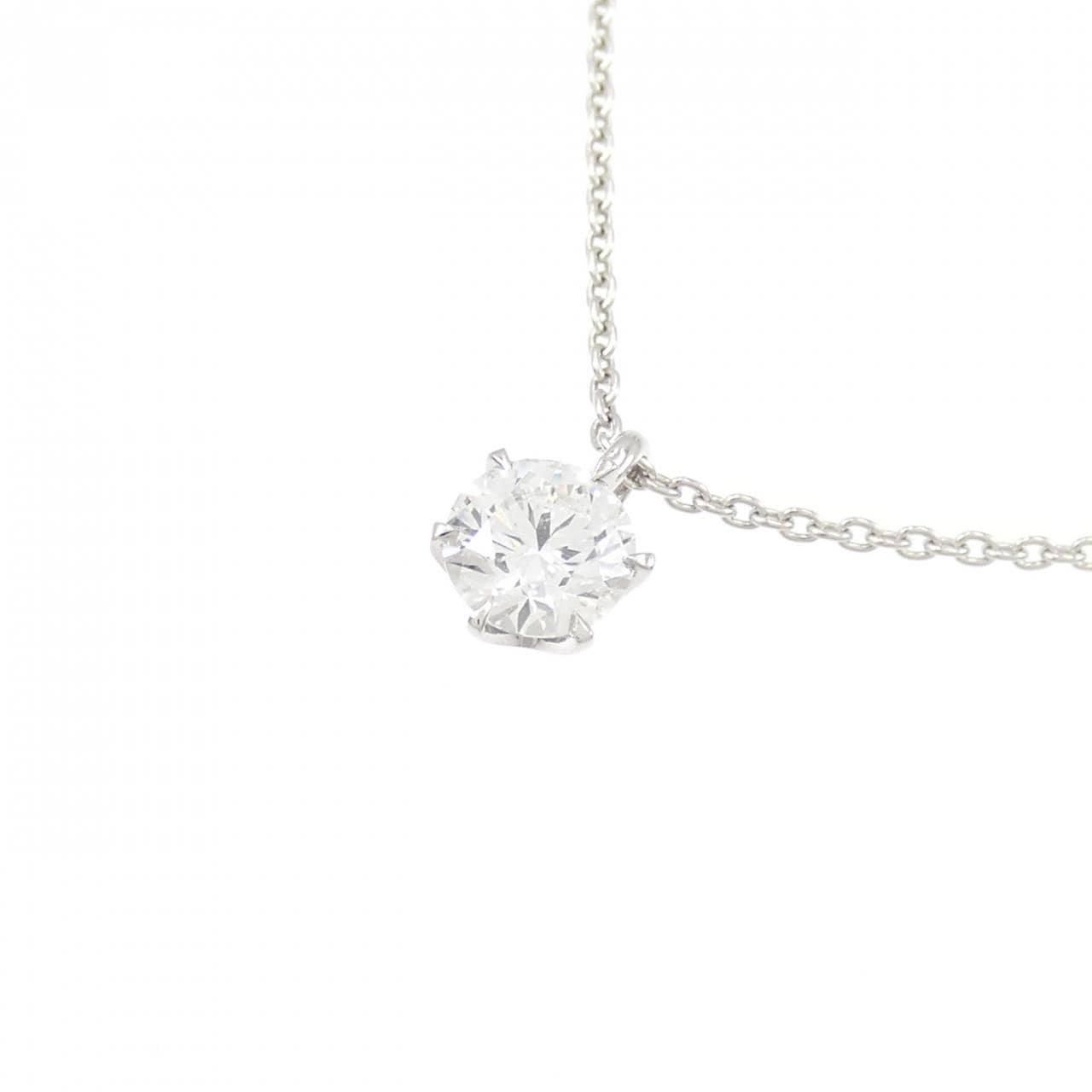 【リメイク】PT ダイヤモンド ネックレス 0.312CT F SI1 EXT