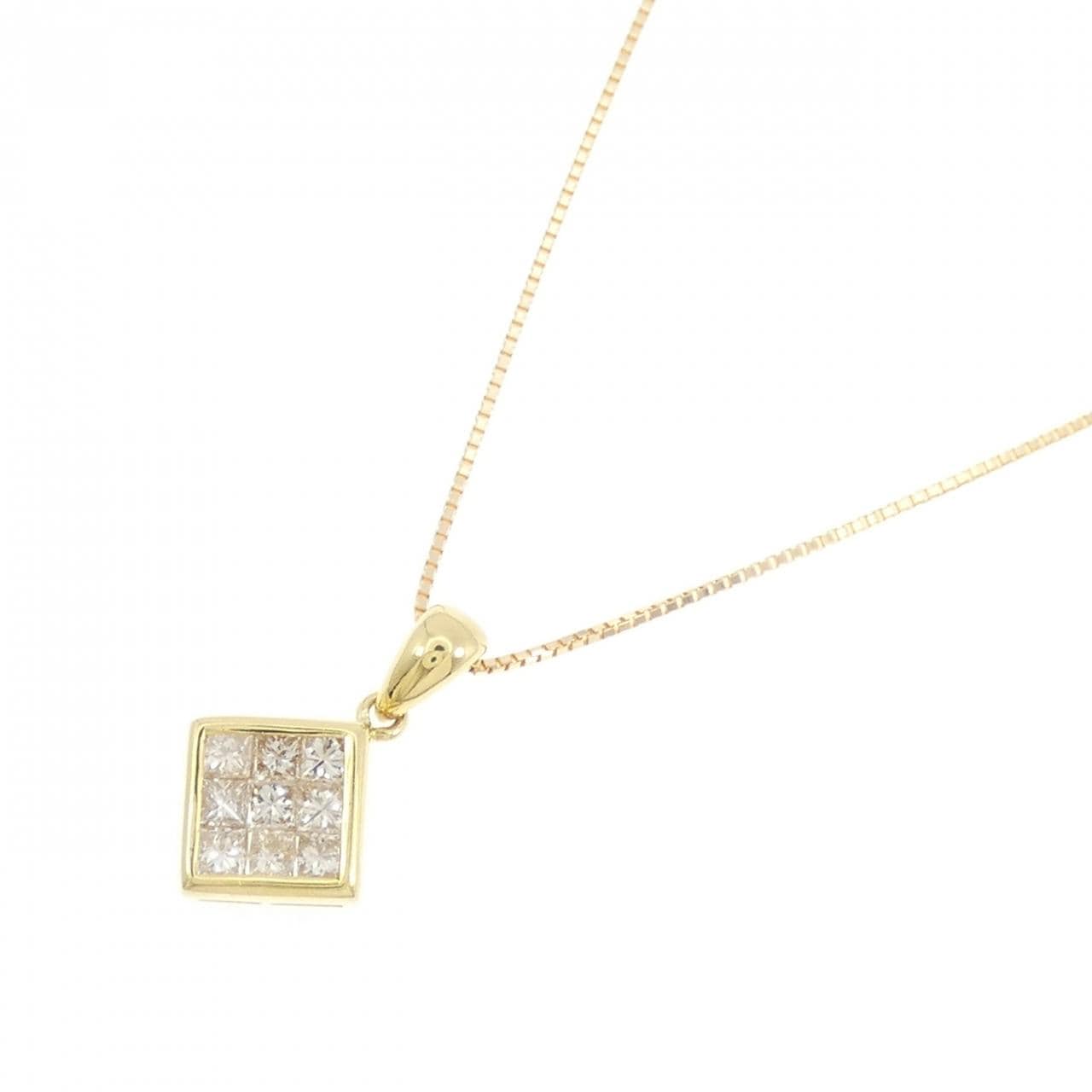 K18YG ダイヤモンド ネックレス 0.50CT