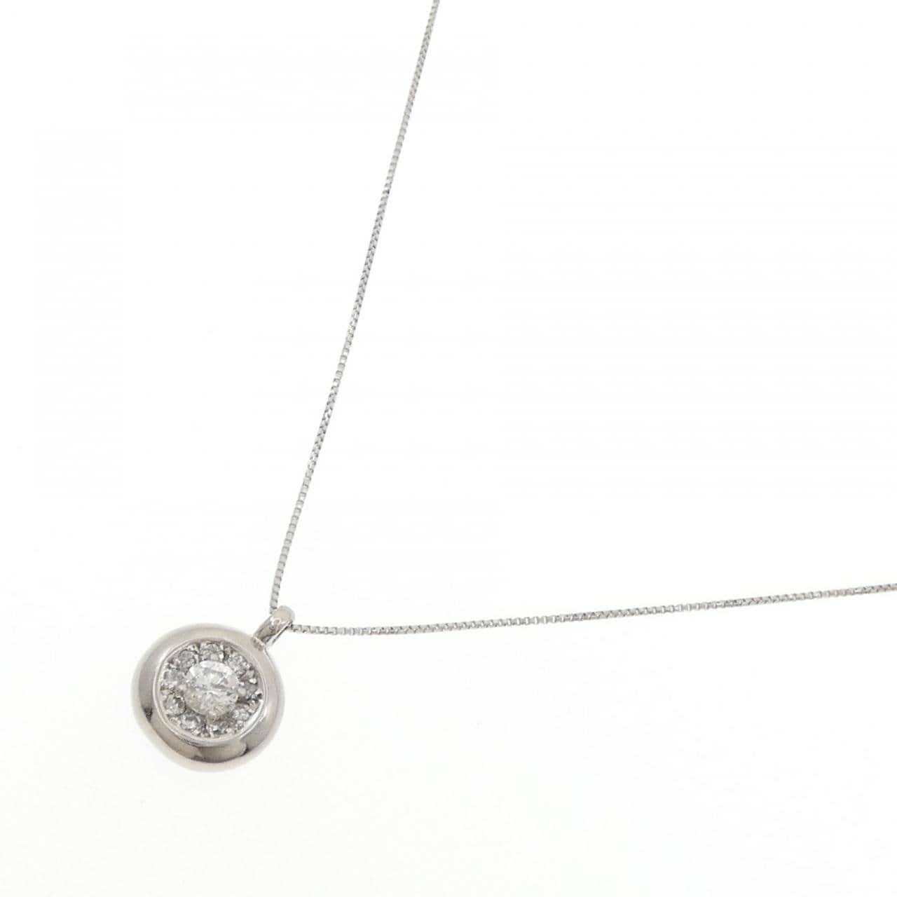 PT900/PT850 ダイヤモンド ネックレス 0.30CT