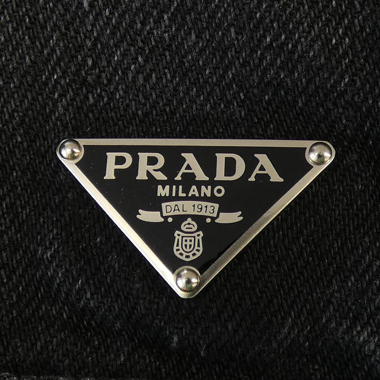プラダ PRADA デニムブルゾンジャケット トライアングルロゴ GEB227 S231 12K8 デニムジャケット