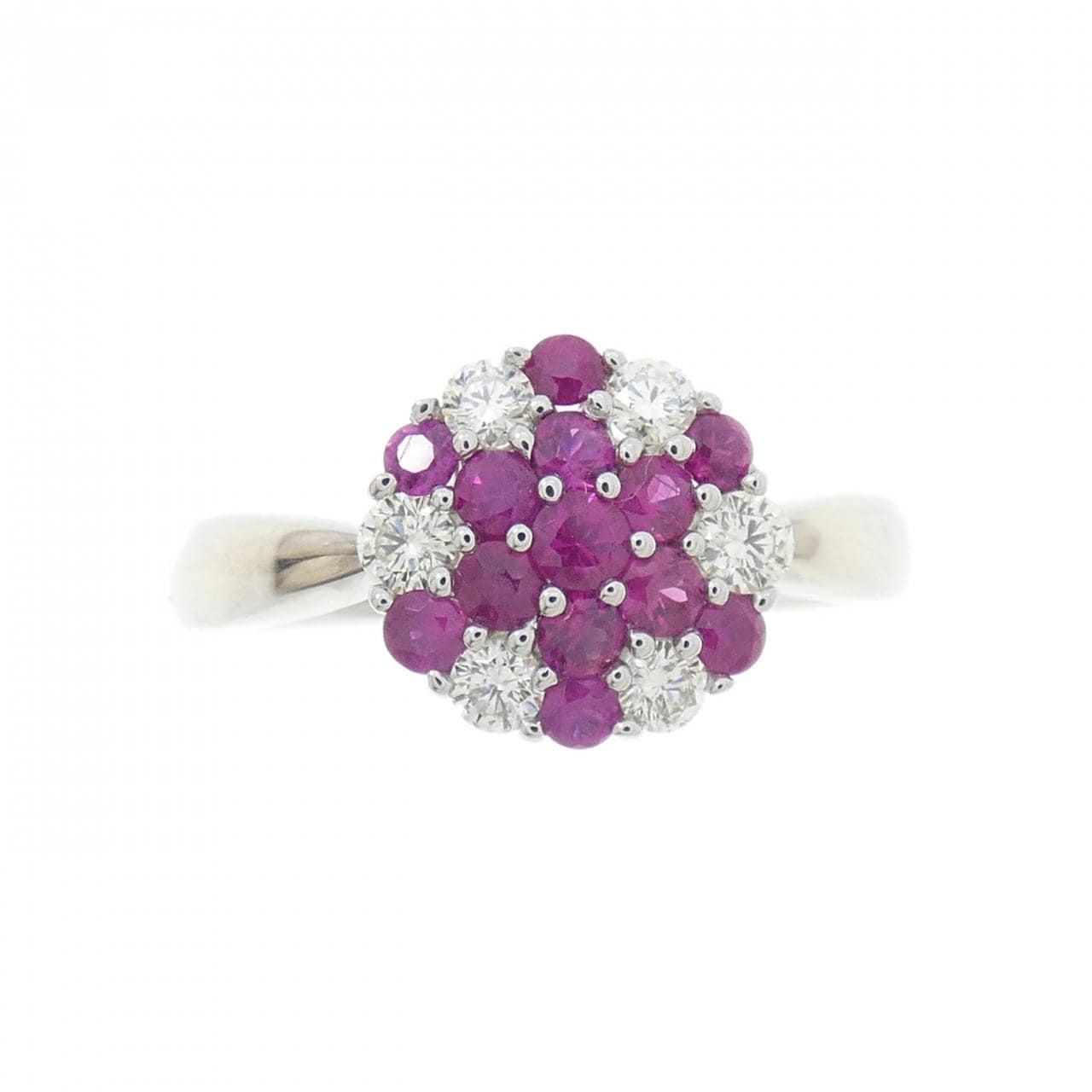 K18WG ルビー リング