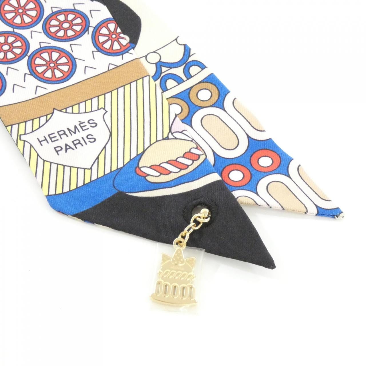 エルメス LA PATISSERIE FRANCAISE ツイリー チャーム 853336S スカーフ