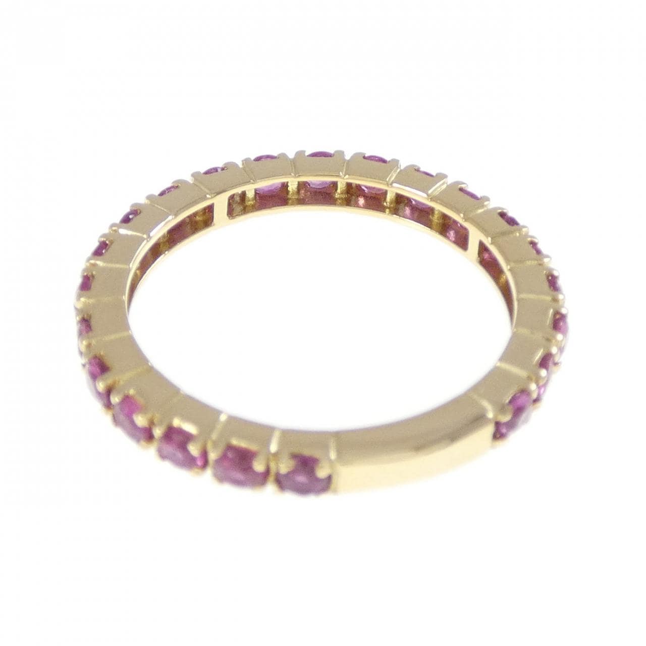 K18YG ルビー リング 1.00CT