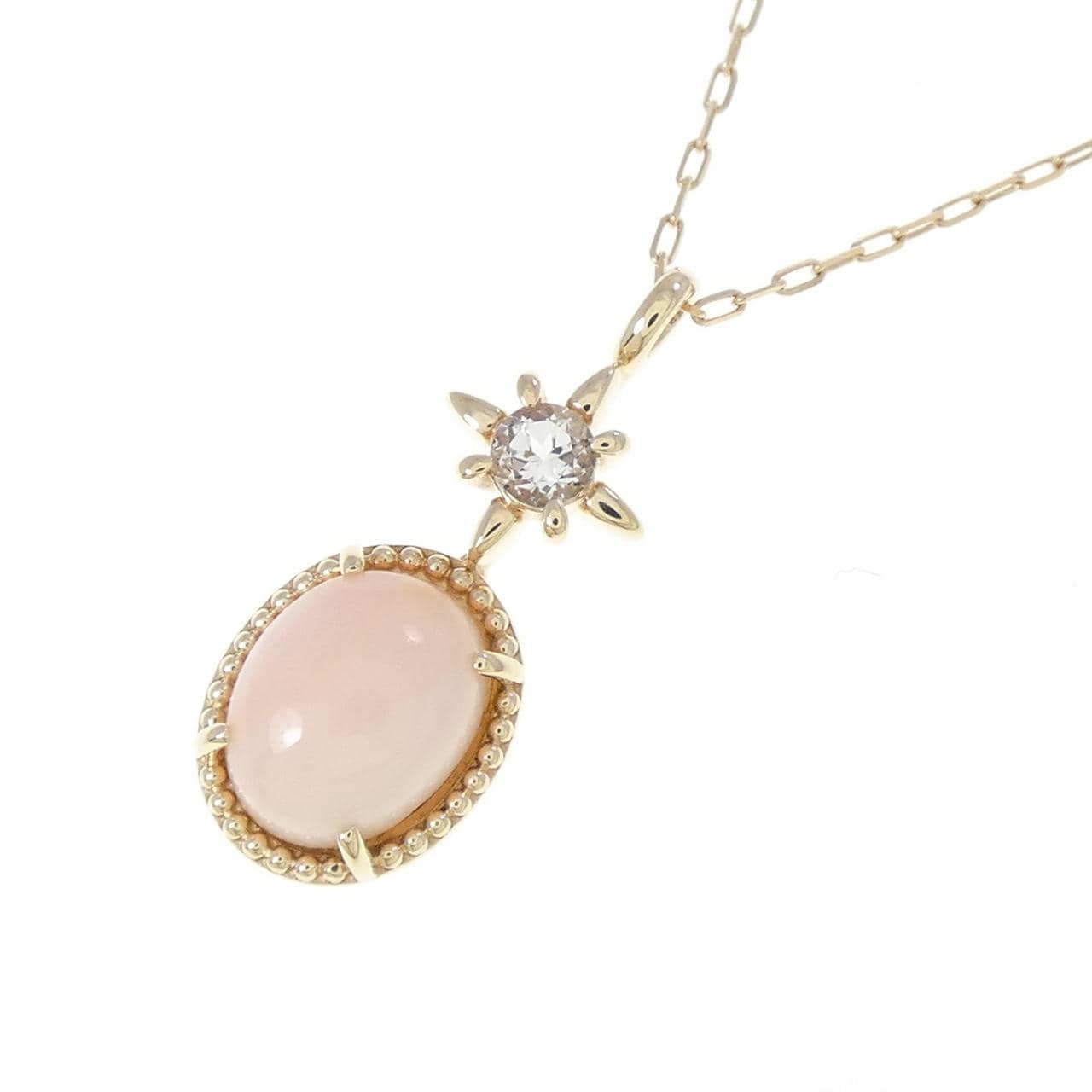 4゜C オパール ネックレス