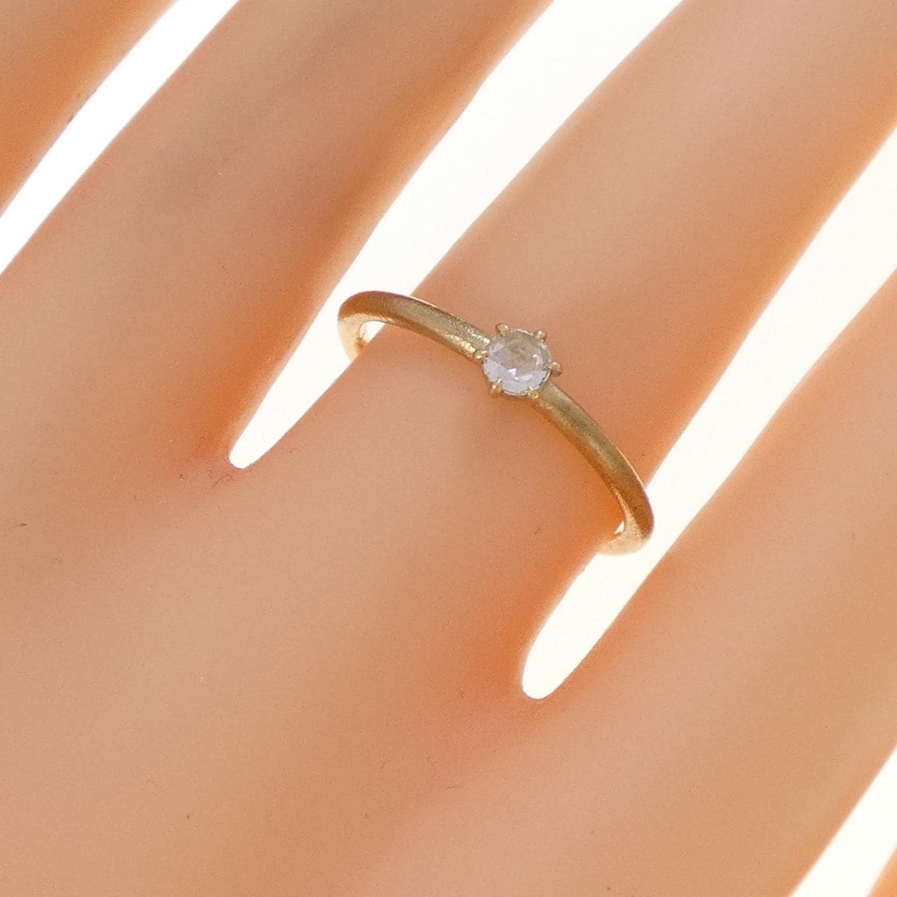 K18YG ダイヤモンド リング 0.11CT