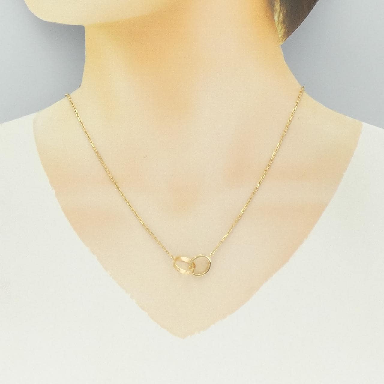 カルティエ ベビーラブ ネックレス