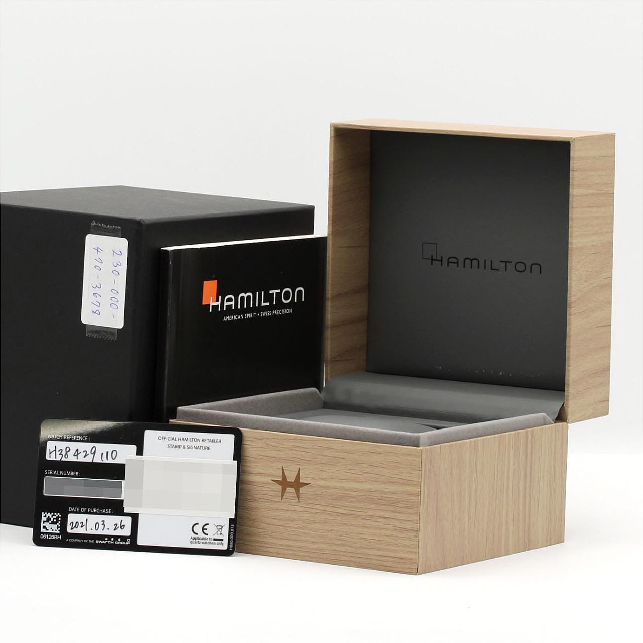 ハミルトン イントラマティッククロノグラフH H384290/H38429110 SS 手巻