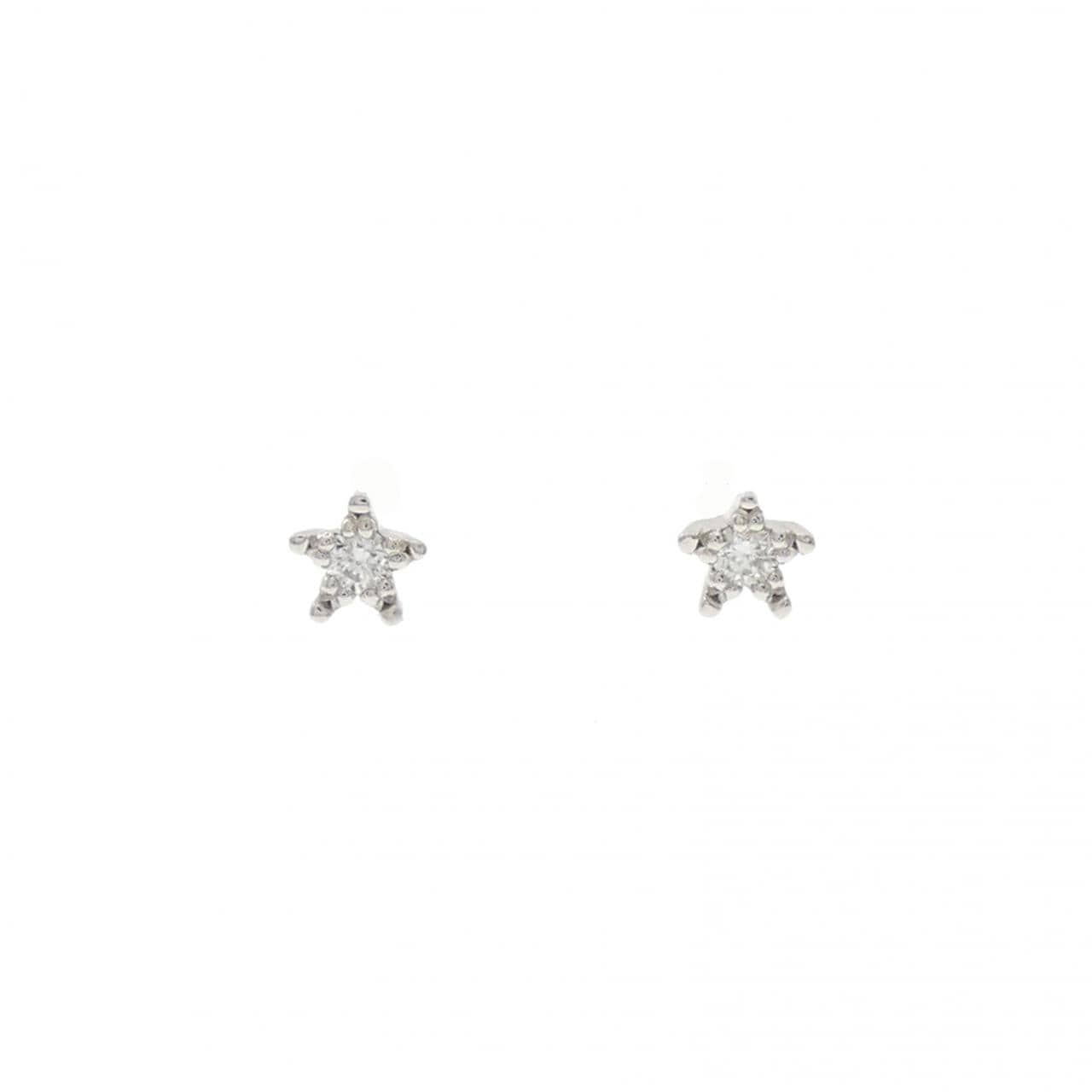 スタージュエリー ダイヤモンド ピアス 0.06CT