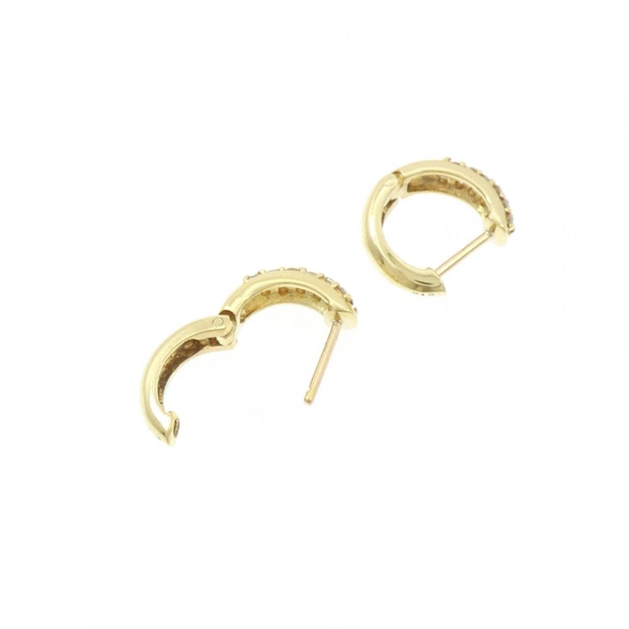 K18YG ダイヤモンド ピアス 0.20CT