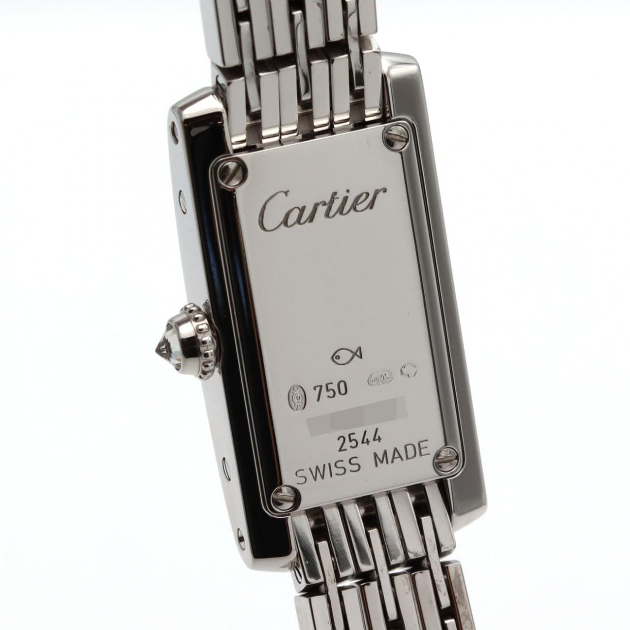 カルティエ タンクアロンジェラニエールSM WG WJ2001W3 WG クォーツ