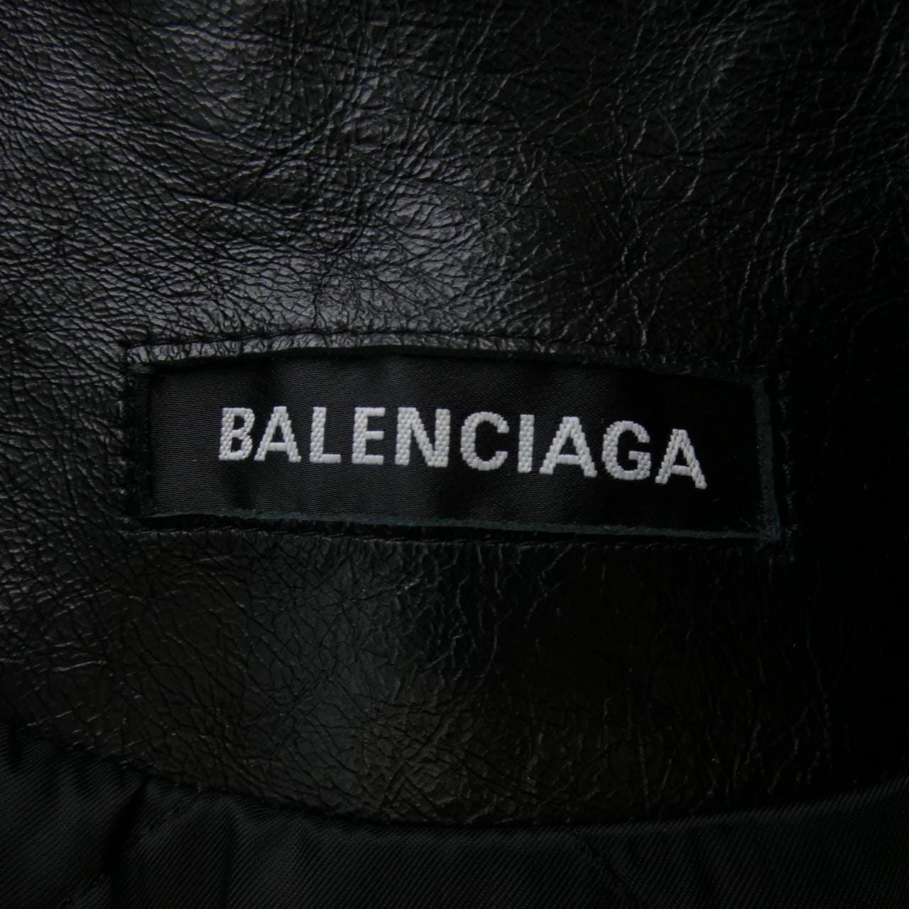 BALENCIAGA皮革騎士夾克