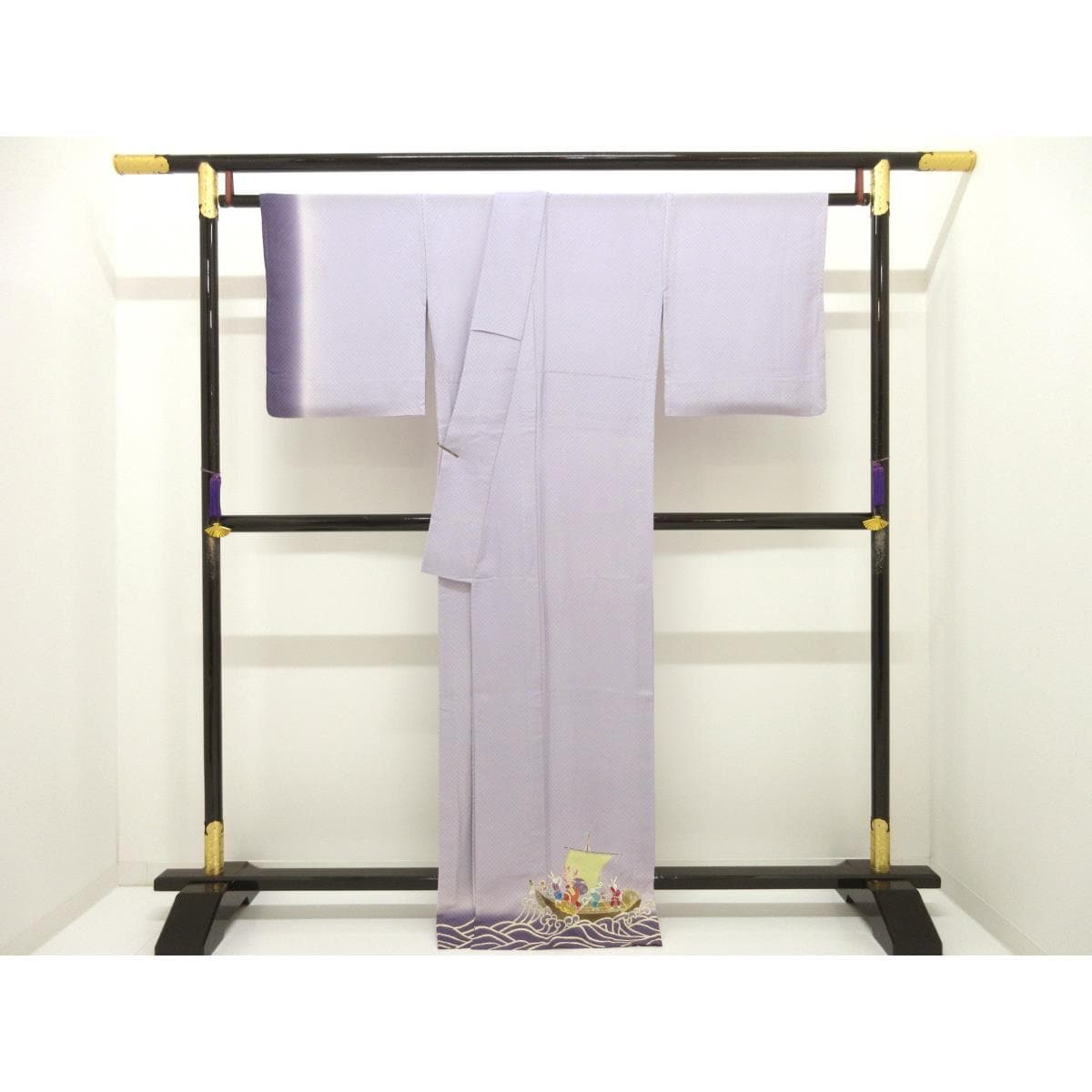 単衣　訪問着　友禅金彩加工　聖ｊｉｎ苑