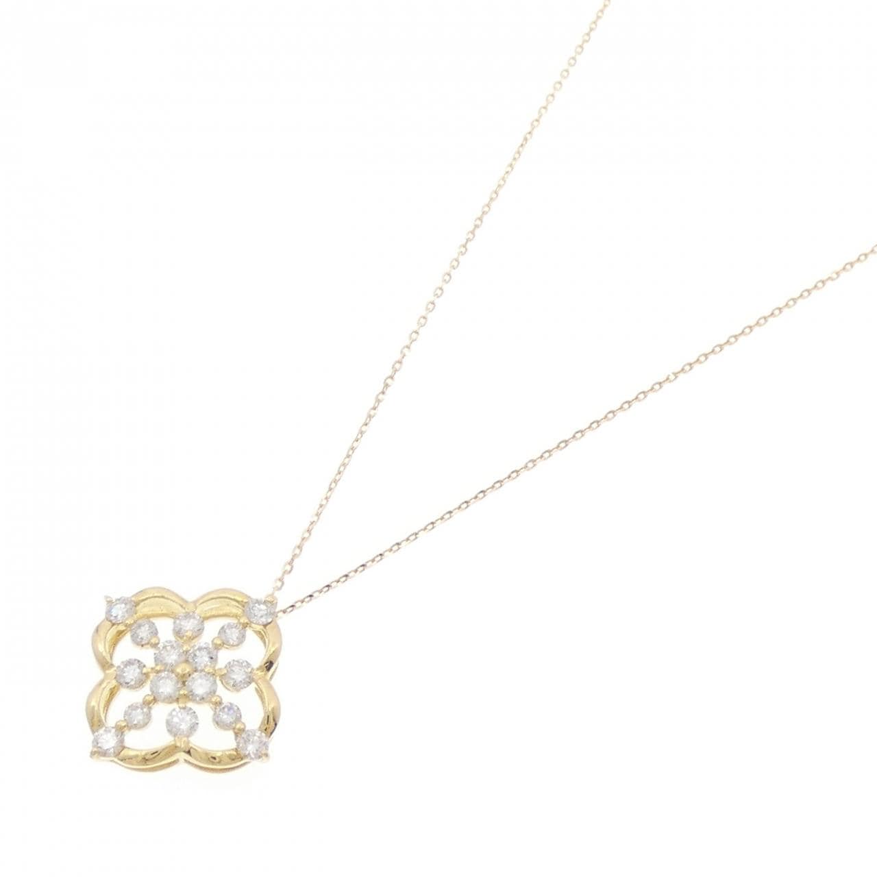 【新品】K18YG ダイヤモンド ネックレス 0.50CT